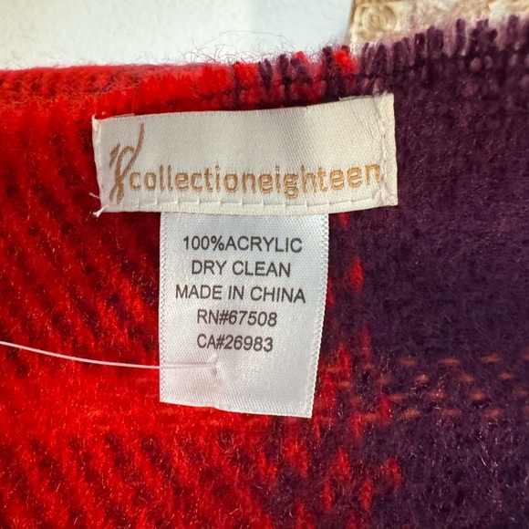 Collection Eighteen Super Soft, Warm, Cozy Scarf- 78”(80”)x21.5” - Picture 3 of 12